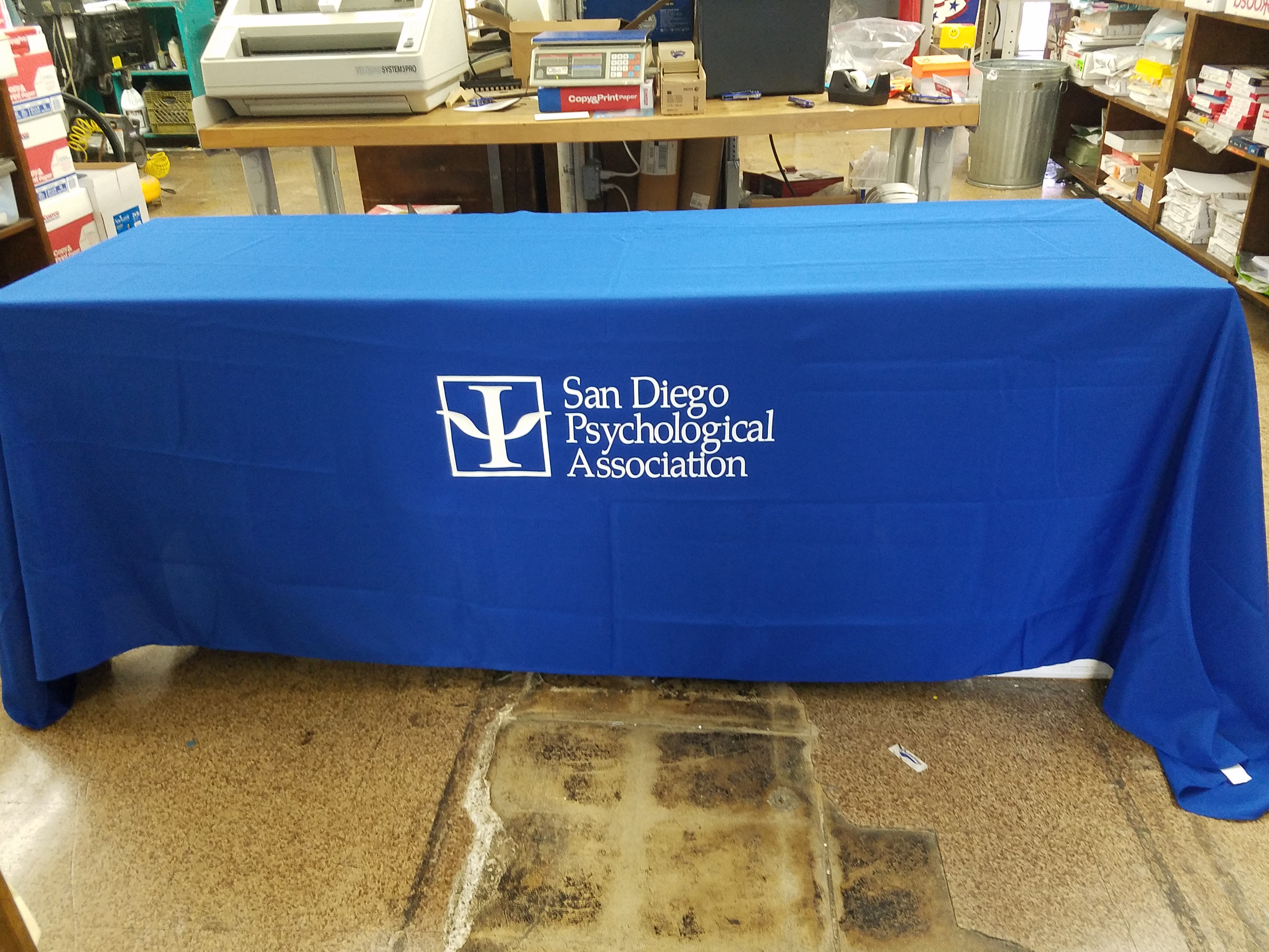 San Diego Table Cloth Printing from a LOCAL in Hillcrest